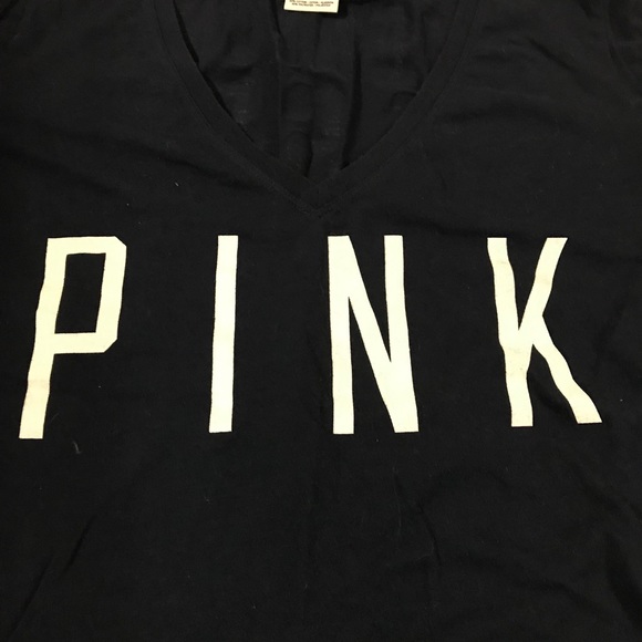 Victoria’s Secret PINK Navy Blue Brewer’s T-Shirt; small - Picture 6 of 7